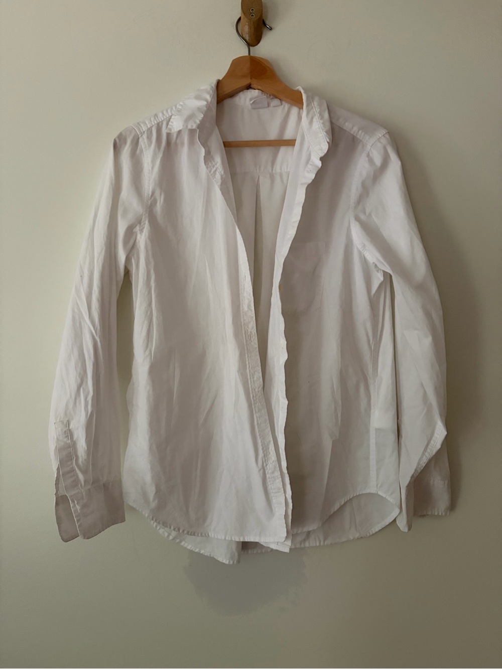 Gap oversized Classic White Button-Front Shirt